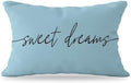 Sweet Dreams Pillow Cover 12x20, Decorative Throw Pillow Covers by YeiHe