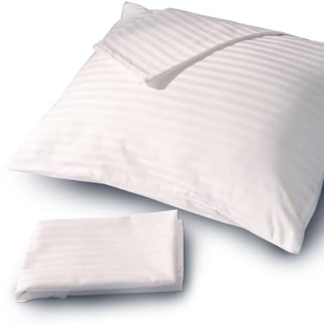 FeelAtHome 100% Cotton Waterproof Pillow Protectors, 30x20 Queen 4 Pack by FeelAtHome