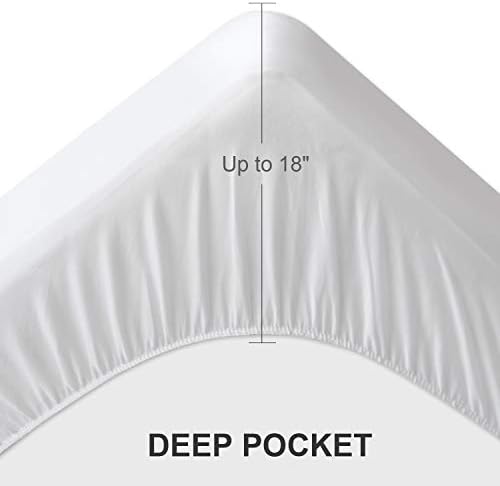 2 Pack King Mattress Protector Pad, Waterproof Cover Deep Pocket to 18" - Image 5
