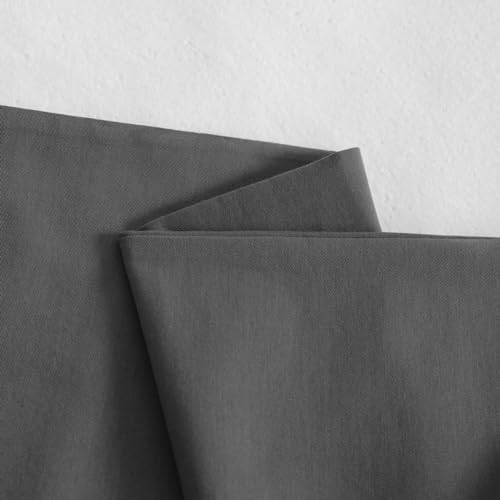 NTBAY Cotton Queen Pillowcases, Dark Grey - Image 4