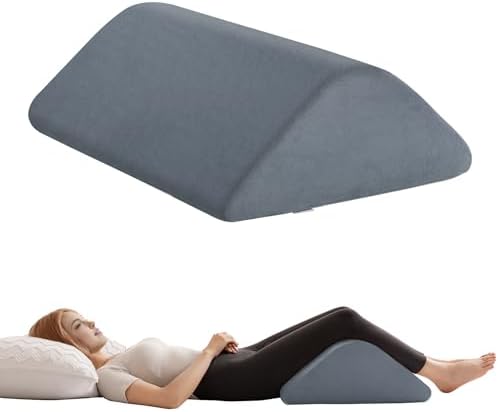 Knee Wedge Pillow for Post-Surgery Recovery-Leg Elevation Support for Sleep by Ganondorf