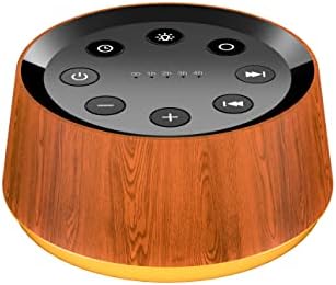 Brown Noise Sound Machine with 30 Soothing Sounds 12 Colors Night Light White by BrownNoiseWhiteNoiseMachine