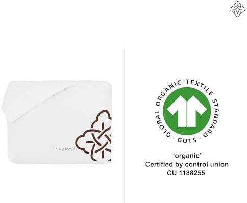 Bioweaves 100% Organic Cotton Mattress Pad Cover, GOTS Certified Cooling 300 - Image 7