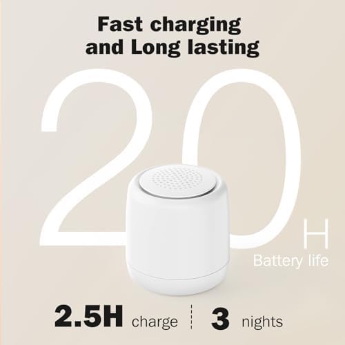 2-Pack Sync Stereo, Paussion Portable Mini Noise White Sleep Sound Machine - Image 6