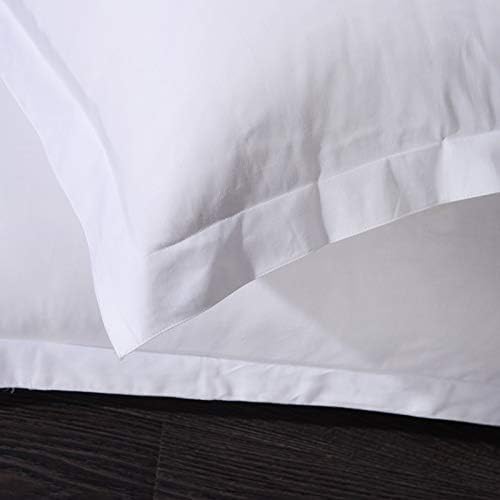 TAOSON 2pcs/Set 100% Cotton 300 Thread Count 24x24 European Square Pillow Shams - Image 3
