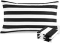 NTBAY Queen Striped Microfiber Pillowcases by NTBAY