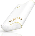 4-Layer Queen, Contour Pillow, Side and Back Sleepers, Orthopedic, Neck Support by ROYALTHERAPY