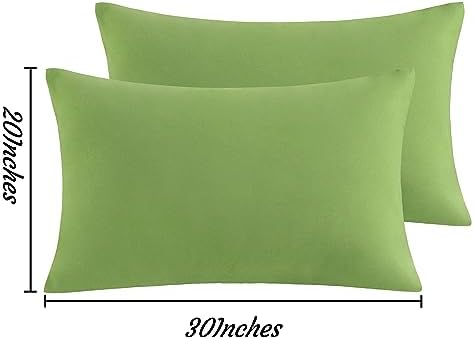 NTBAY Queen Microfiber Pillowcases, Sage Green - Image 6