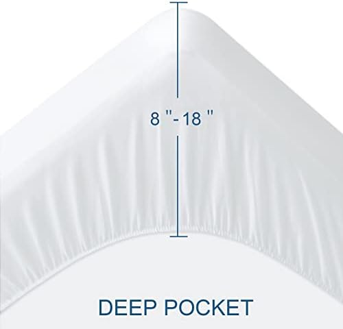 King Size Mattress Protector Waterproof, Absorbent Fitted Sheet - Image 2