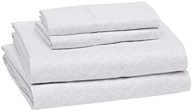 Amazon Basics Breathable, Wrinkle-Free Brushed Microfiber 4-Piece Bed Sheet Set - Image 2