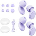 Jayine 2 Pairs Ear Plugs for Sleeping, Soft Full Silicone Ear Plugs for Noise by JAYINE