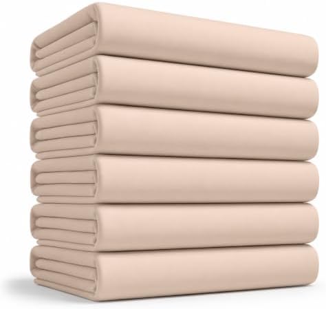 Queen Size Flat Sheet Only Pack of 6, Ultra Soft Hotel Sheets by UTOPIABEDDING