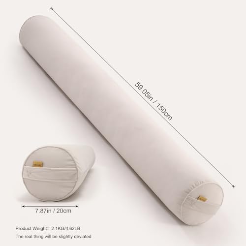 Body Pillow for Adults, Long Round Pillow, Big Cylindrical Pillow, Large Full - Image 2