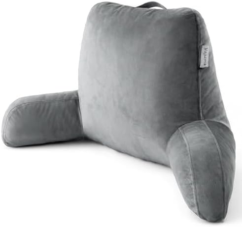 Reading Pillow with Adjustable Memory Foam, Adult Backrest with Arms, Back by Unknown