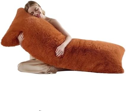 20x54 inch Luxury Fluffy Body Pillow Cover, Shaggy Furry Body Pillowcase by Unknown