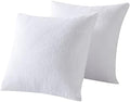Kingnex Waterproof Feather Proof Pillow Protectors 24x24 Pack of 2 by Kingnex