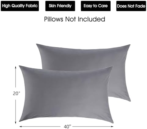 Cotton Pillow Protectors/Cases King Size - Image 2
