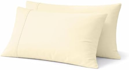 Cotton Delight 100% Organic Cotton Standard Pillowcases Set of 2 – 600 Thread by Cotton+Delight