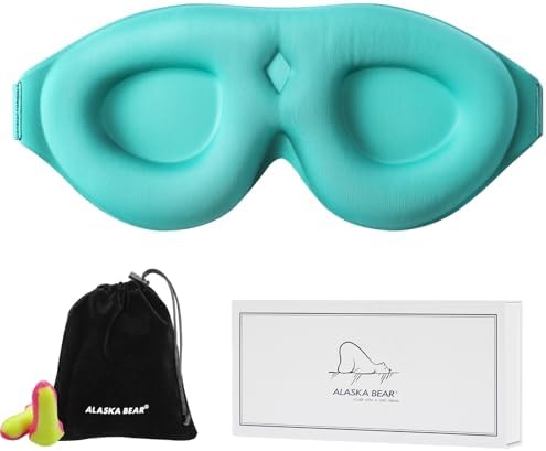 ALASKA BEAR 100% Blackout Sleep Mask by ALASKABEAR