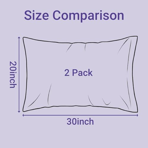 2 Pack Satin Pillowcases Sage Green Queen Size 20x30 Inch - Image 6