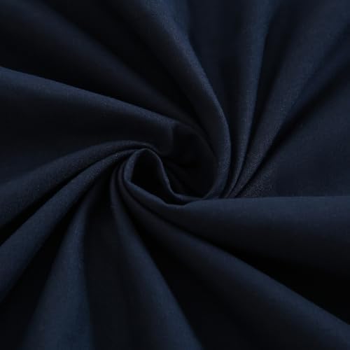 Merryword Navy Pillow Shams Navy Blue Ruffle Standard Pillowcases Cute Pillow - Image 5