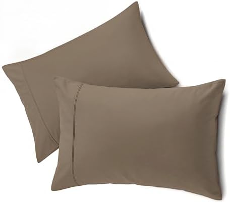 QUEENSBAY Queen Pillow Cases Set of 2, Microfiber Cooling Pillowcases, Soft by Queensbay