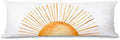 Boho Sun Sunshine 20x54 inches Body Pillow Decorations Cover Case, Modern Boho by Unknown