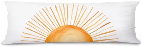 Boho Sun Sunshine 20x54 inches Body Pillow Decorations Cover Case, Modern Boho by Unknown