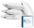 Waterproof Pillow Case Protector Zippered Standard Size White Pillow Covers by Moonsea