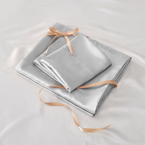BEDELITE Satin Sheets California King Size Bed Set, 4 Pieces - Image 6