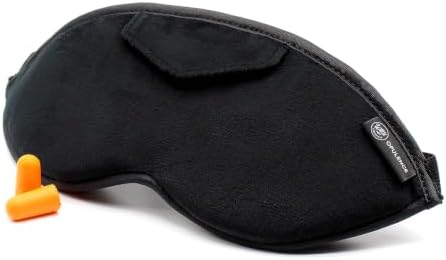 Dream Essentials Opulence Micro Plush Sleep Mask, Front Pocket, Adjustable Strap by WildEssentials
