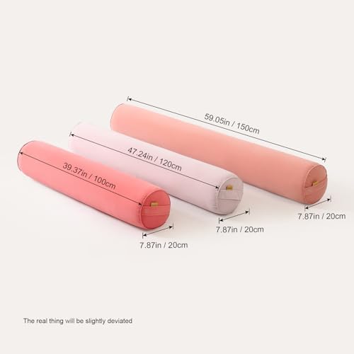 Body Pillow for Adults, Coral Peach - Image 3