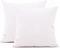 TAOSON Set of 2, 100% Cotton Soft Square Decorative Throw Pillow Protector by TAOSON