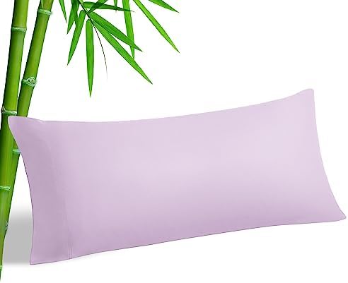 BEDELITE Body Pillow Pillowcase, Rayon from Bamboo, Light Purple by BEDELITE