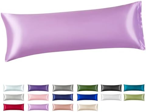 Silk Like Satin Body Pillowcase, 1 Pack, 20x54 Inches by VCUSUELER