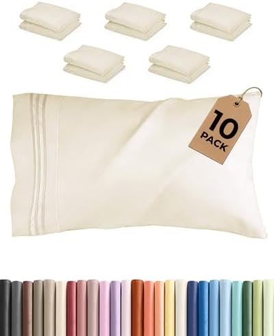 King Standard Pillow Cases Set of 10 by CGKUnlimited