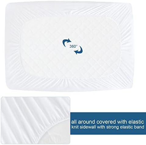 Queen Size Mattress Protector Waterproof, Absorbent Fitted Sheet - Image 6
