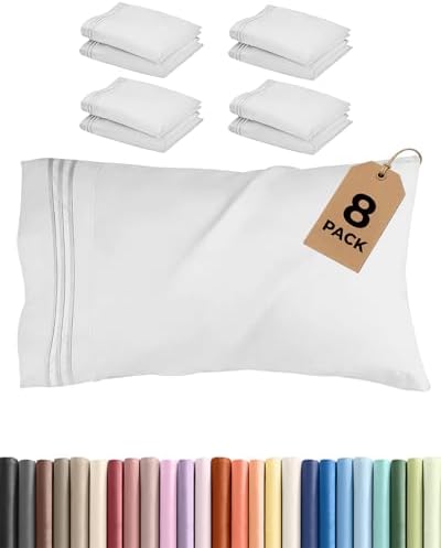 King Standard Pillow Cases Set of 8 by CGKUnlimited
