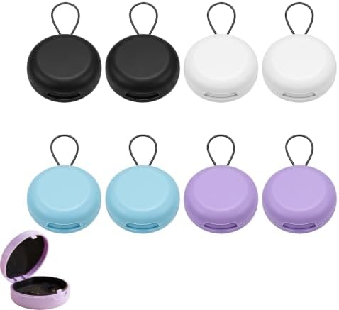 8 Pcs Round Earplug Case with Lanyard by Unknown