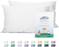 Sunflower King Pillowcases Set of 2, 100% Cotton Pillow Cases, Bright White by SunflowerHometexUS