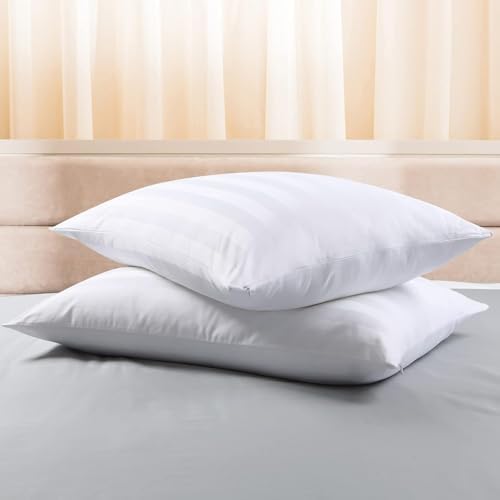 Toddler Pillow Protector Set of 2, 100% Egyptian Cotton Pillow Cases - Image 2