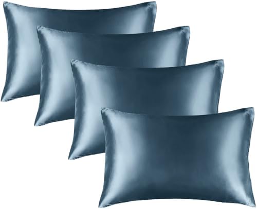 BEDELITE Satin Pillowcases, Small King 20x36 Inch by BEDELITE