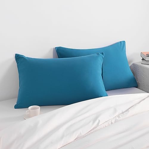 NTBAY Toddler Microfiber Pillowcases, Teal Blue - Image 2