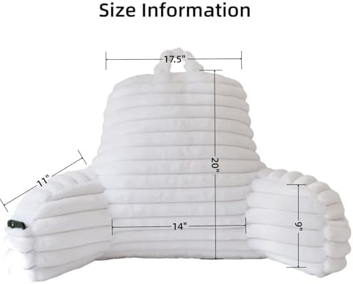 Large Reading Pillow for Adults, Back Support Pillow for Sitting Up in Bed - Image 2