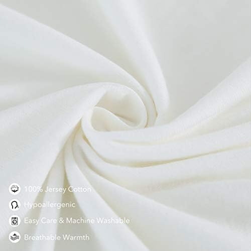 Oubonun 21 x 54 Inch 100% Jersey Cotton Long Body Pillow Cover - Image 4
