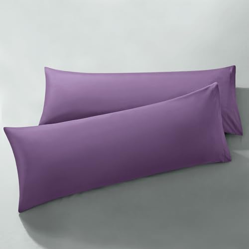 MILVOWOC Brushed Microfiber Body Pillowcases, 20 x 55 Inch by MILVOWOC