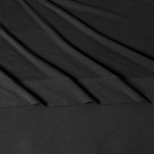 Amazon Basics 100% Cotton Jersey Bed Sheet Set, Breathable - Image 5