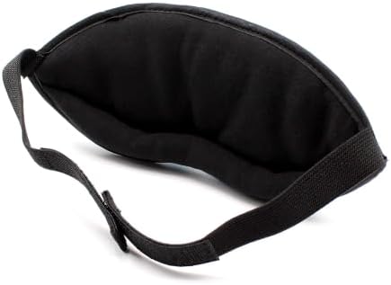 Dream Essentials Opulence Micro Plush Sleep Mask, Front Pocket, Adjustable Strap - Image 3