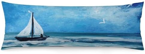Summer Beach Body Pillow Cover Seagull Pillowcase by Unknown