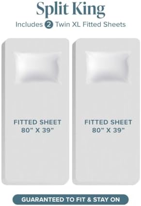 Bare Home Split King Sheet Set - Image 2